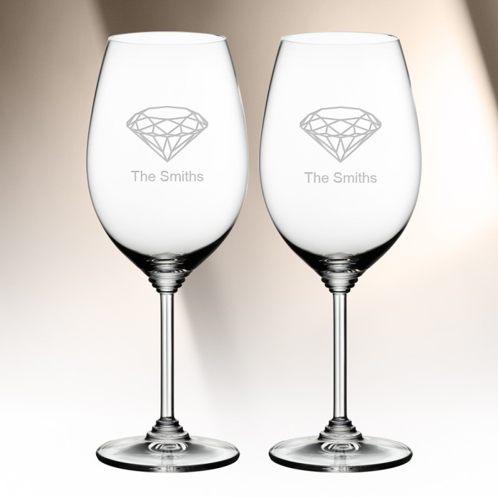 Riedel Wine Syrah Shiraz Glass Personalized | CrystalPlus.com