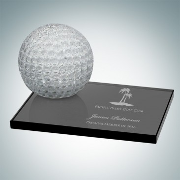 Golf ball with Smoke Glass Base