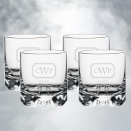 Orrefors Erik DOF Whiskey Glass 4pc Set