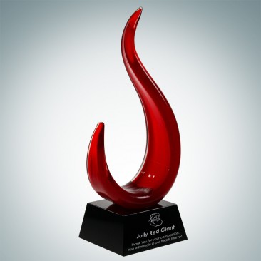 Art Glass The Red Jay Award