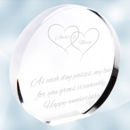 Acrylic Circle Plaque