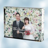 Color Photo Imprinted Acrylic Rectangle Paperweight