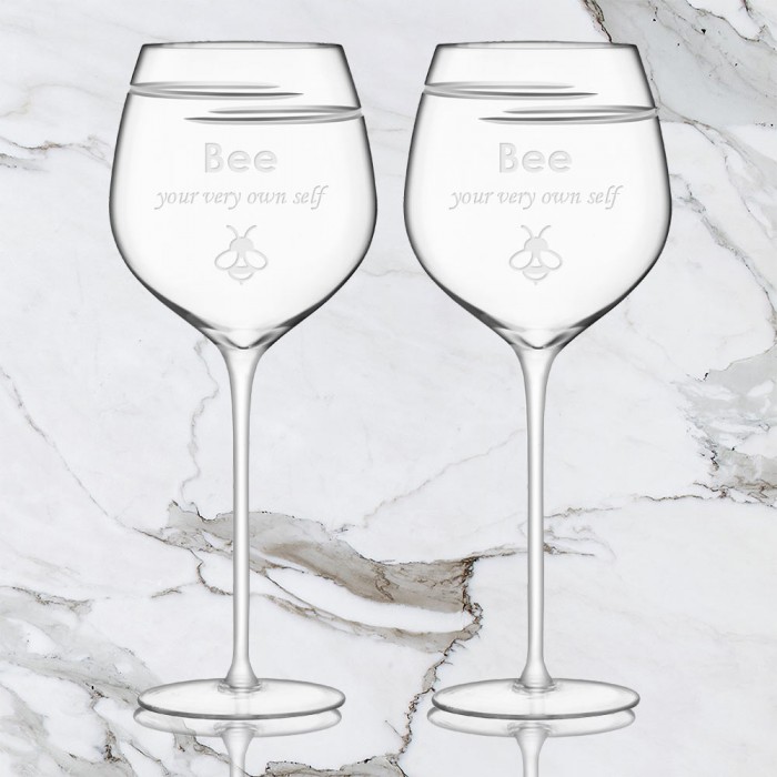Personalized Wedding Wine Glasses Waterford Elegance set of TWO Custom  Engraved Pinot Noir Red Wine Glasses, Wedding Gift, Engagement Gift 