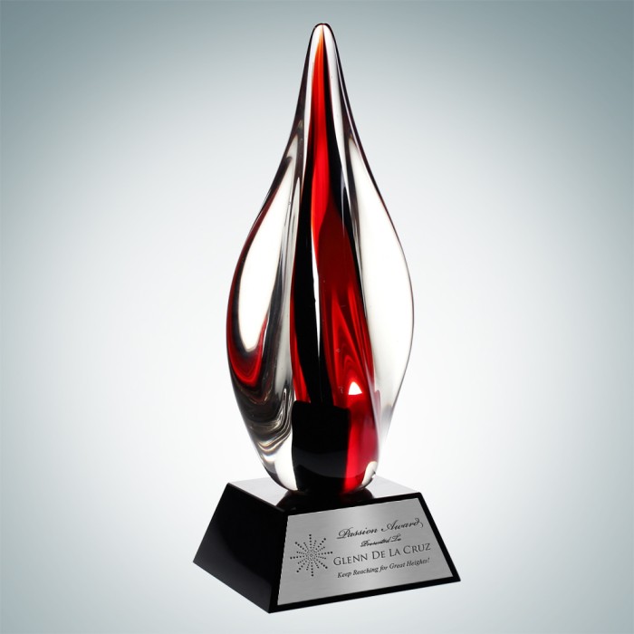 Red Contemporary Award Silver