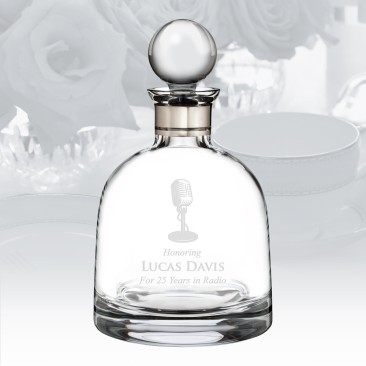 Waterford Elegance Short Decanter with Round Stopper, 37.2oz