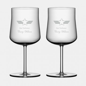 Orrefors Informal Wine Glass Pair