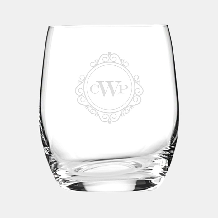 Personalized Monogram Wine Glass (Single)