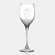 Vera Wang Wedgwood Sequin Wine Glass 16oz