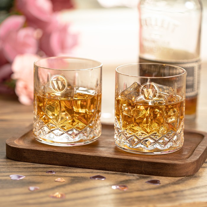 Bourbon Real Talk™ 6oz Tasting Glass Carrier WITH GLASSES