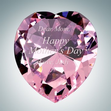 Now & Forever Pink Diamond Heart 