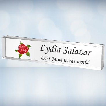 Color Imprinted Acrylic Nameplate