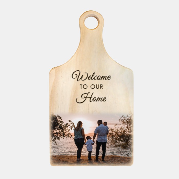 Cutting Boards/Jars/Holders Sublimation Paddle Shaped Wood Cutting Board  Appreciation Gift