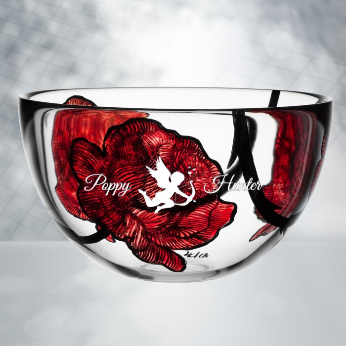 groef Wasserette Champagne Vases/Bowls/Votives Kosta Boda Tattoo Bowl Corporate Awards |  CrystalPlus.com
