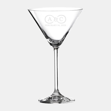 Pre-Designed Infinity Lenox Tuscany Classic Cocktail Martini Glass, 6oz