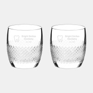 Vera Wang Diamond Mosaic Tumbler Pair 