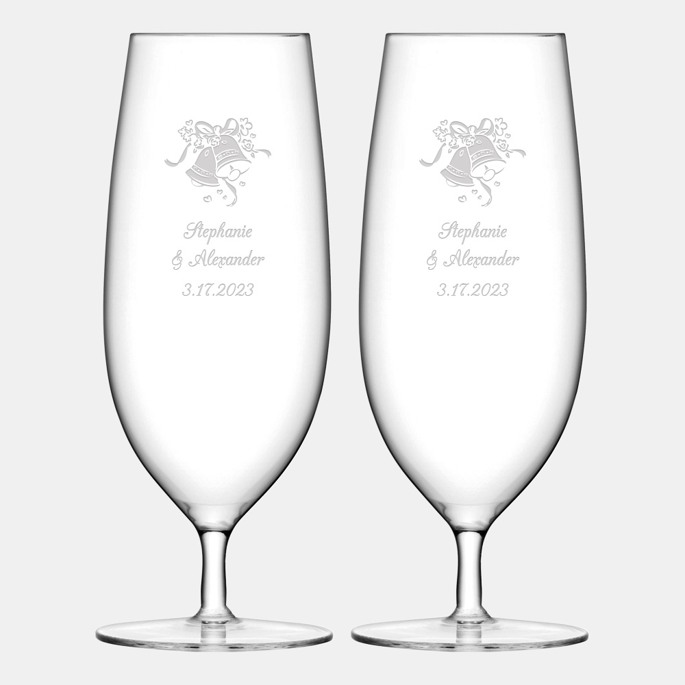 Grand Champagne Flute x 2 3.5oz, Clear | Wine | LSA Drinkware