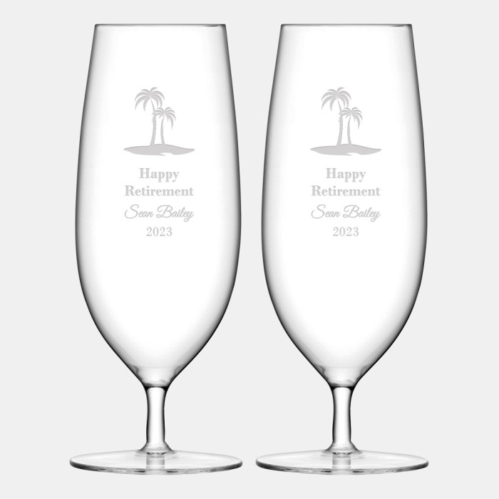 LSA Bar Pilsner Glass Pair, 15oz