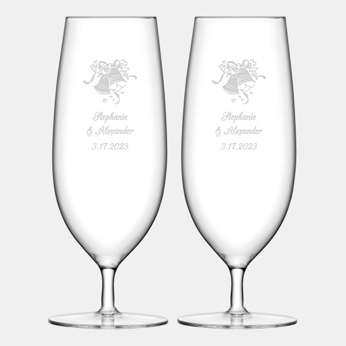 Martini Glass x 2 9oz, Clear | Bar Culture | LSA Drinkware