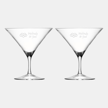 LSA Bar Martini Glass Pair, 6oz