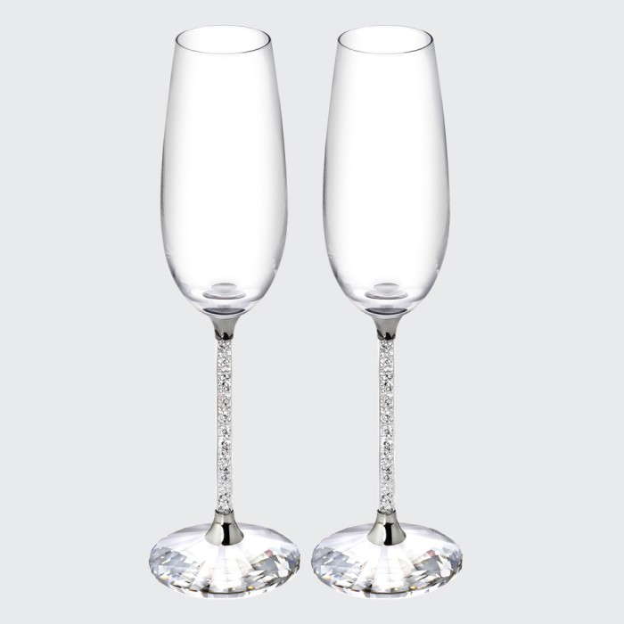 Swarovski Crystalline Toasting Flute Pair