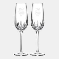 Waterford Lismore Essence Flute Pair, 11oz