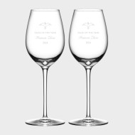 Orrefors Premier Chardonnay Glass Pair, 10oz