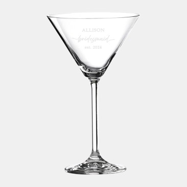 Pre-Designed Bridesmaid Lenox Tuscany Classic Cocktail Martini Glass, 6oz