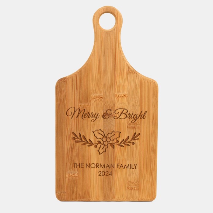 Bamboo Paddle Cutting Board