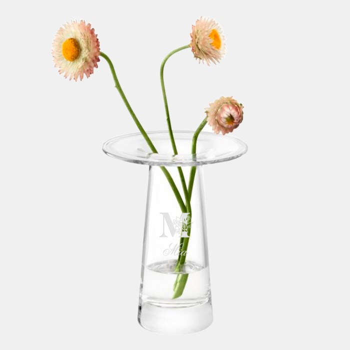 Monogrammed LSA Victoria Vase