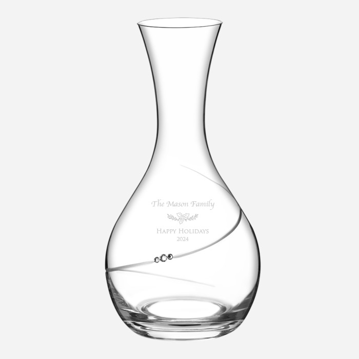 Diamante Silhouette Wine Carafe, 40.6oz