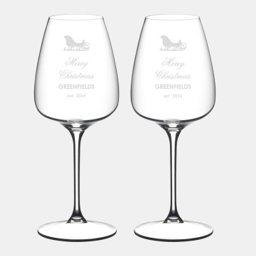 Riedel Grape White Wine Champagne Glass Pair, 18.6oz