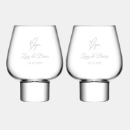 LSA Madrid Brandy Glass Pair, 16oz