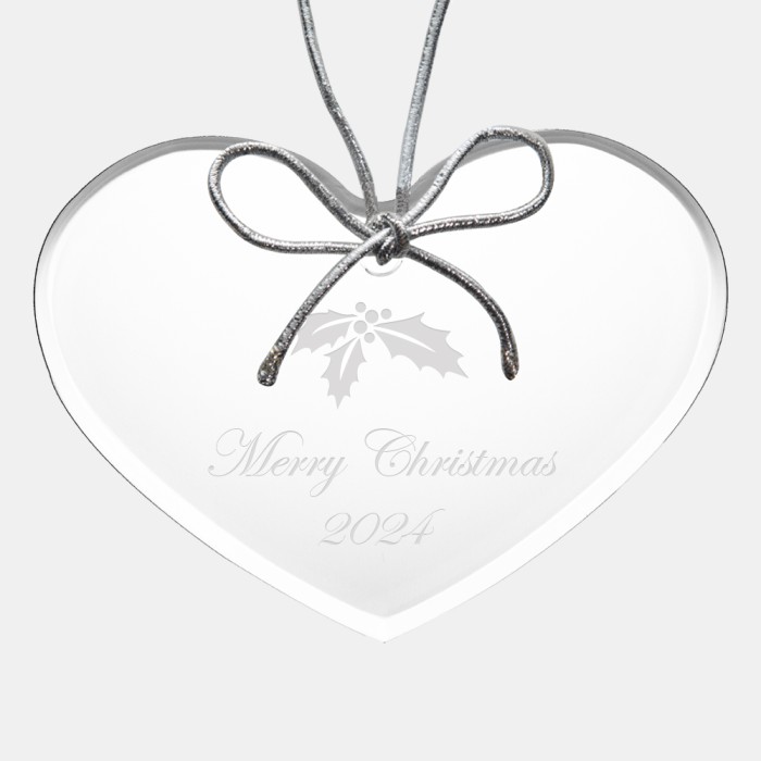 Acrylic Heart Ornament