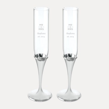 Vera Wang Infinity Toasting Flute Pair 