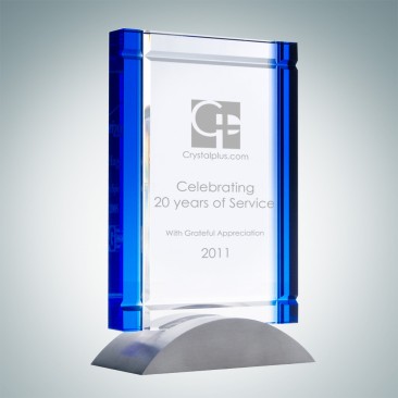 Blue Deco Award (Aluminum Base)