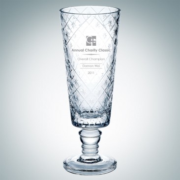 Diamond Net Vase | Handcut, Made in Italy